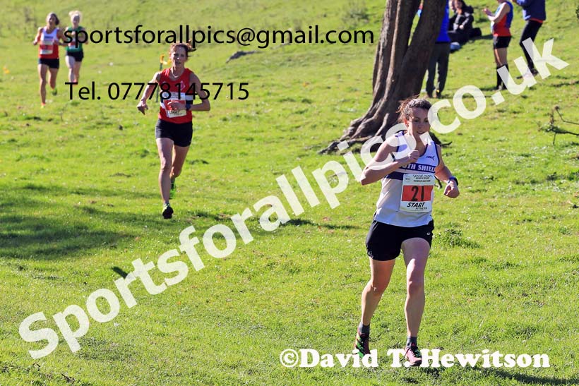 Senior and Masters Women, 2022 NECAA Cross Country Relays, Thornley Hall Farm, Peterlee, County Durham, October 15th. Photo: David T. Hewitson/Sports for All Pics